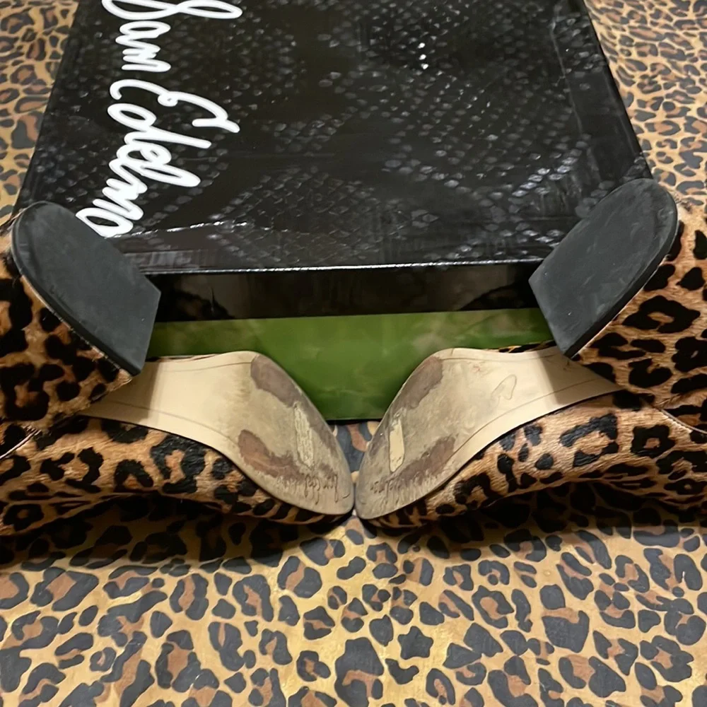 Sam Edelman Leopard Booties - Picture 7 of 10